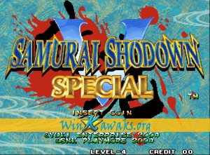 Samurai Shodown V Special (less censored alternate set) Samurai Shodown V Special (less censored alternate set)