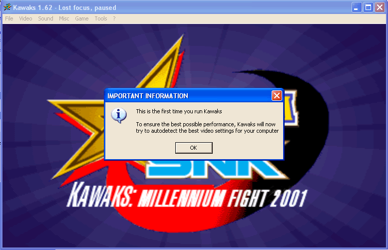 Run WinKawaks: Run it. Run WinKawaks: Run it.