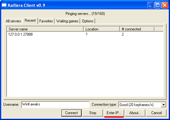 Start NetPlay: Kaillera Client. Start NetPlay: Kaillera Client.
