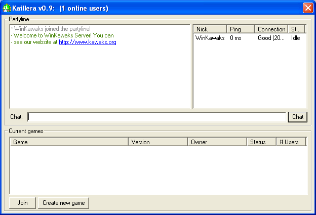Start NetPlay: Kaillera Server. Start NetPlay: Kaillera Server.